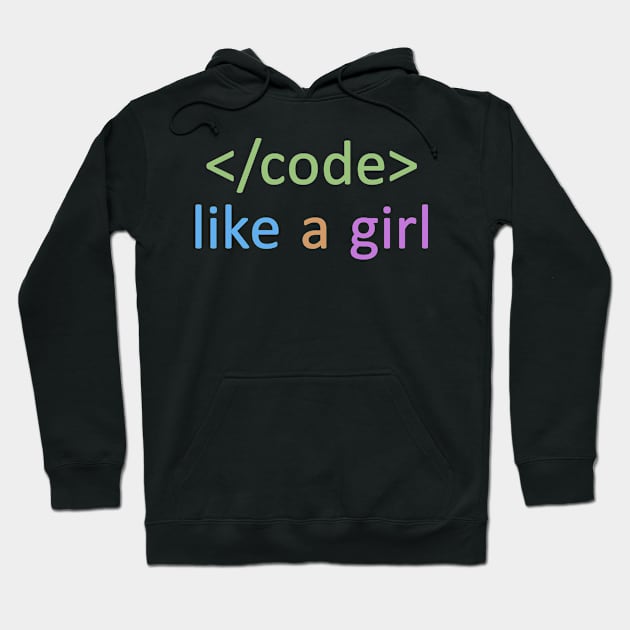 Coding Girl Hoodie by Face Slappers